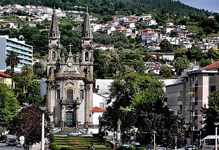 Church Igreja do Senhor dos Passos in Guimaraes, Portugal