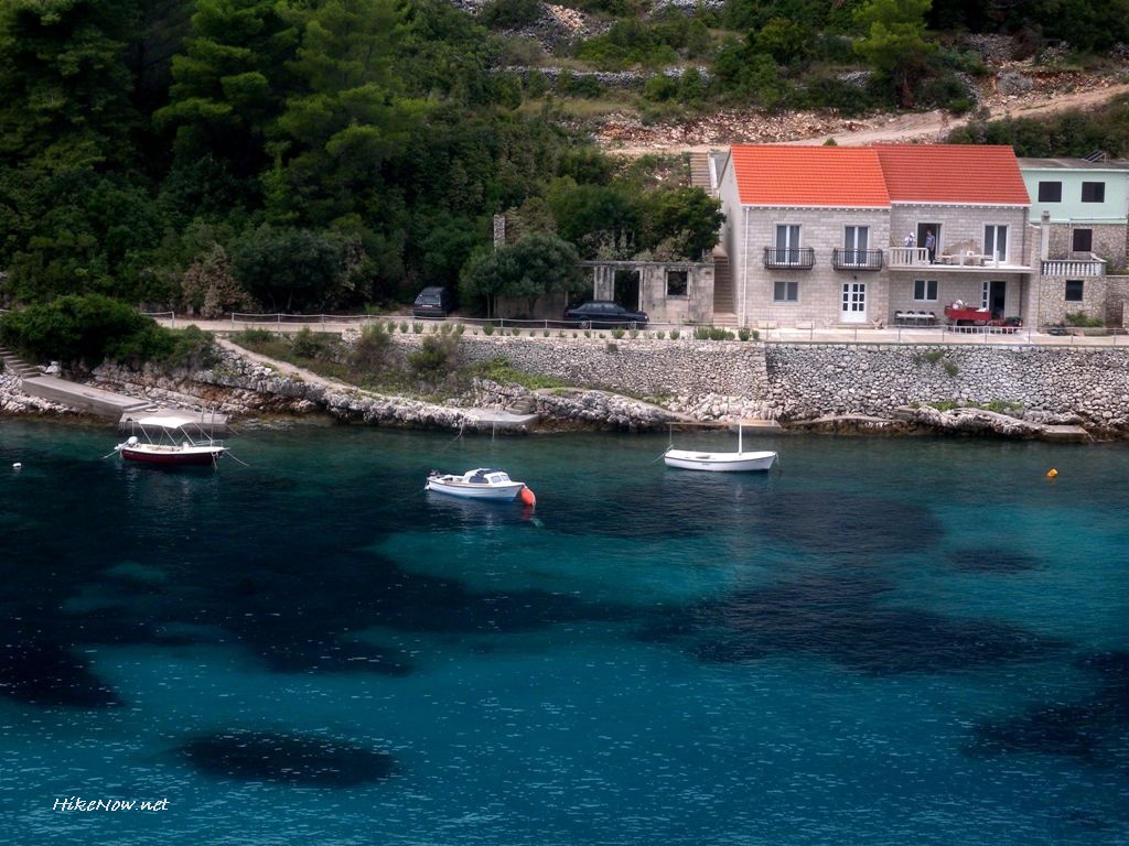 Babina village - secret place of Korcula island, Croatia
