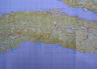 Road map of Korcula - Pupnat