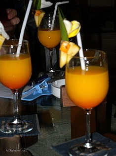 Maldives - welcome drink