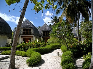 Tourists resort of Maldives