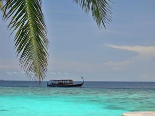 Romantic coral islands of Maldives 