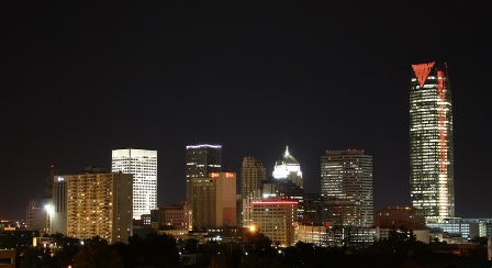 Oklahoma City at the night