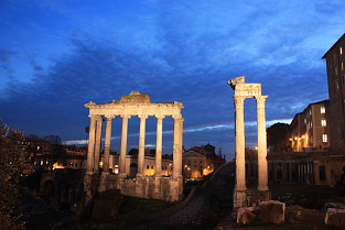 Ancient Rome by night