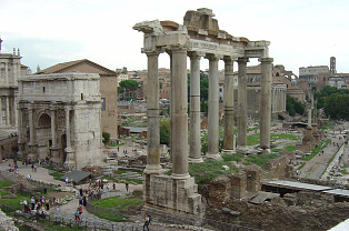 Ancient Rome Forum  and the history - Italy
