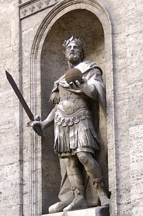 Rome Gladiator sculpture - Italy