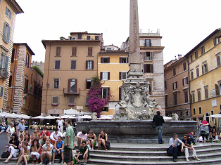 Rome piazza dela Rotonda - Italy