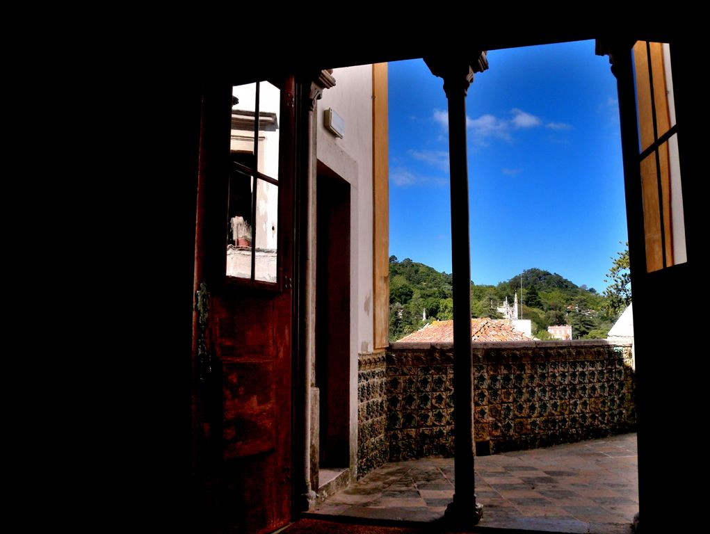 Balcony view from The Royal Palace, Sintra - Nothing remains of the original palace built in the 10th century by the Moors