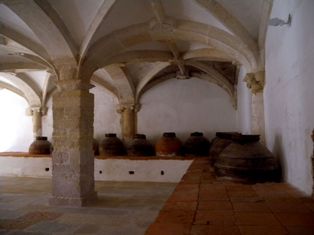 Kitchen with pantry in Convent de Cristo in Tomar - Portugal 