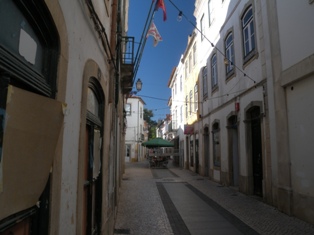 Tomar centre with narrow streets - Portugal