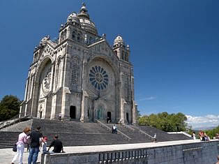 Basilica of Santa Luzia, on Mt. St. Luzia - Constructed in 1903 Portugal