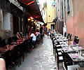 Ajaccio streets restaurant   - Corsica