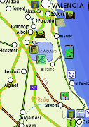 Where is Albufera Valencia on map Spain