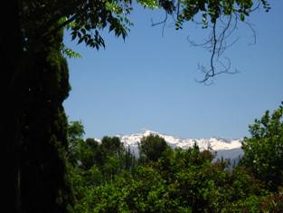 View to Sierra Nevada from Alhambra