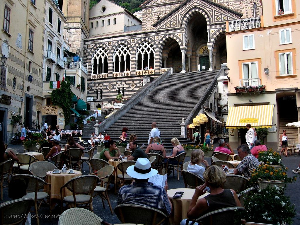 Sant Andrea church is an impressive complex structure located in the main square of Amalfi - Amalfi coast, Italy