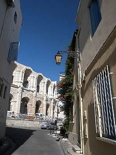 Walk in the streets of Arles - France