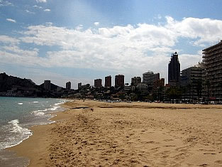 Benidorm beach