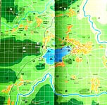 Map of Lake Bled surroundings