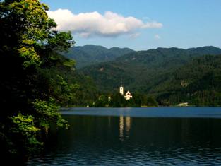 Lake Bled island