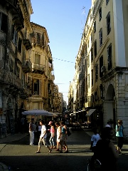 Corfu town