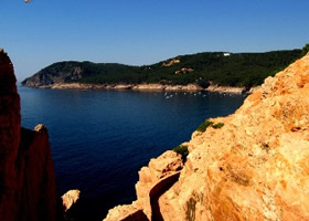 View to the Tamariu coast - Costa Brava