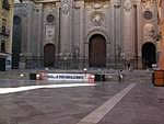 Entrance to the Granada cathedral