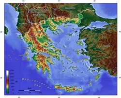 Map of Greece