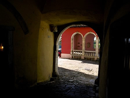 Venetian loggia in Oprtalj