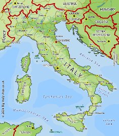 Map of Italy