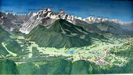 Map of Planica - Slovenia