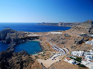 Lindos port - Rhodes