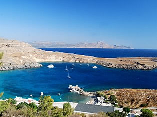 Lindos beach - Rhodes