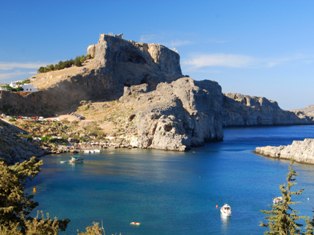 Lindos - boat trip - Rhodes