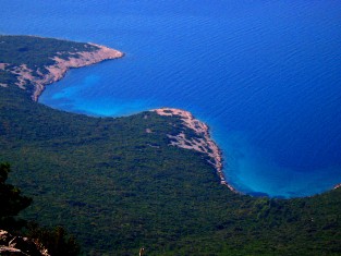 Famous colors of Adriatic sea