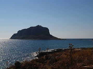 Monemvasia Peninsula Greece