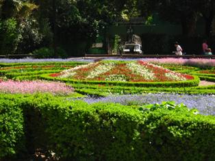 Opatija gardens in the centre of the town - Croatia