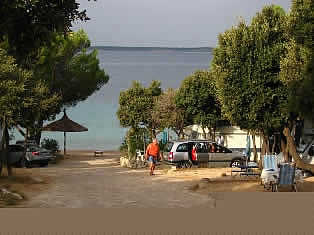 Inside of Camp Simuni  - Pag Croatia