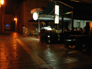 Streets of old town Pag - Pag island Croatia