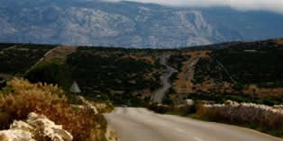 Road on Pag Island - Croatia