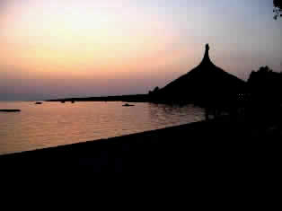 Evening on the beach of Simuni Coast  - Croatia