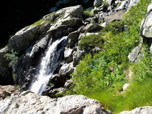 Hiking to lake Melo Corsica