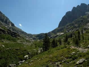 From Restonica to lake melo Corsica