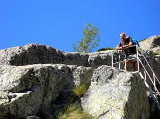 Hiking to lake Melo Corsica Restonica