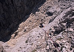 Abseil from Visoki Rokav