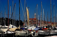Rovinj town and harbour