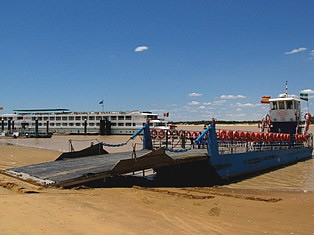 Sanlucar - Ship on Guadalaquivir