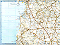 Road map of Oristano - Sardinia