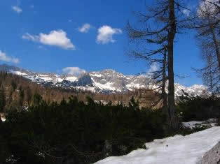 Seven Triglav Lakes valley and mountains of Lepo Spicje