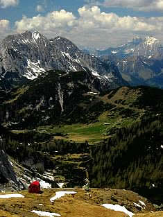 Monte Zermula from Bivouc under Monte Cavallo