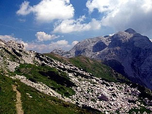 Monte Cavallo from Creta Di Aip